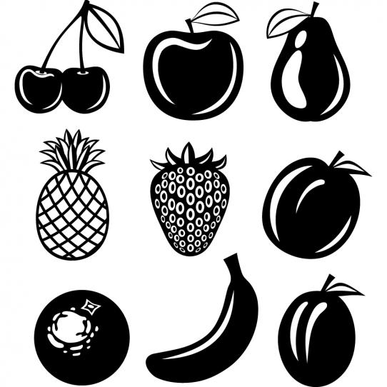 Stickers fruits