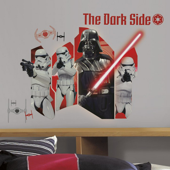 Stickers géant Star Wars Coté Obscur