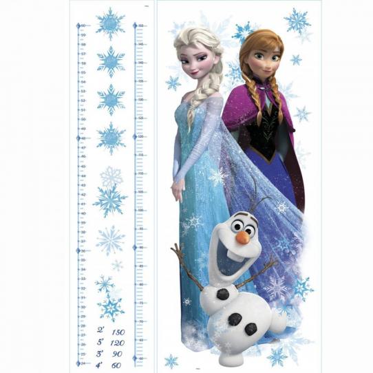 Stickers géant Toise La Reine des Neiges Disney