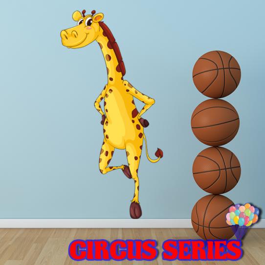 Autocollant Stickers muraux enfant girafe