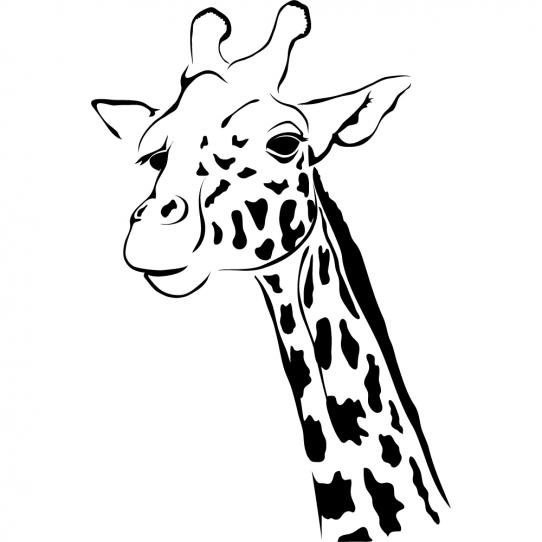 Stickers girafe