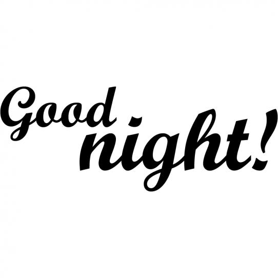 Stickers good night