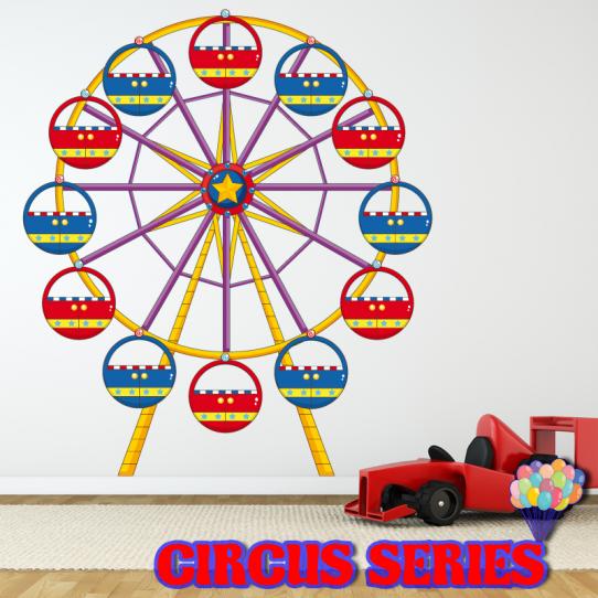 Autocollant Stickers muraux enfant grande roue