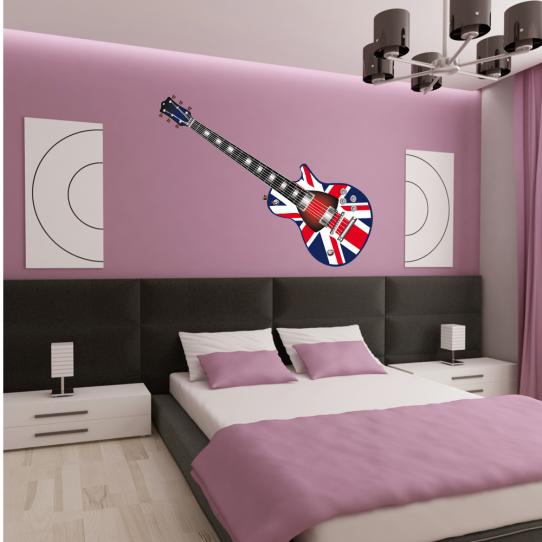 Stickers guitare angleterre