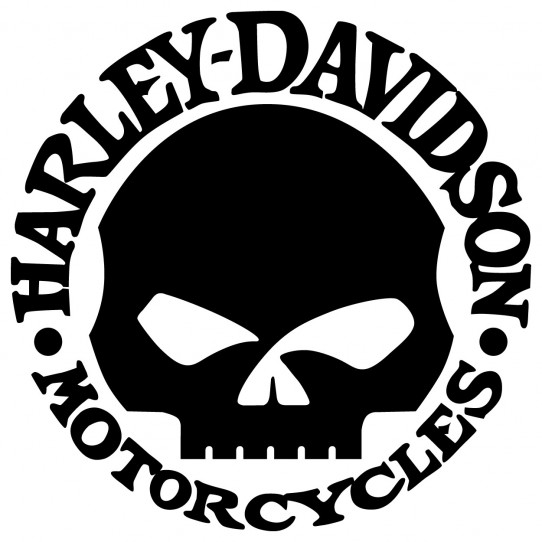 Stickers harley-davidson - autocollant sticker adhesif moto casque quad cross