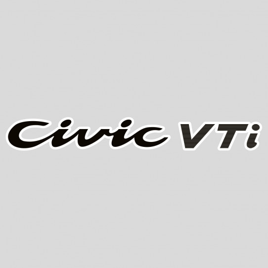 Stickers honda civic vti