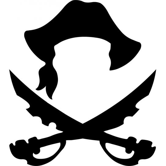 Stickers ipad 2 pirate