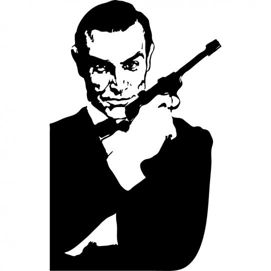 Stickers james bond