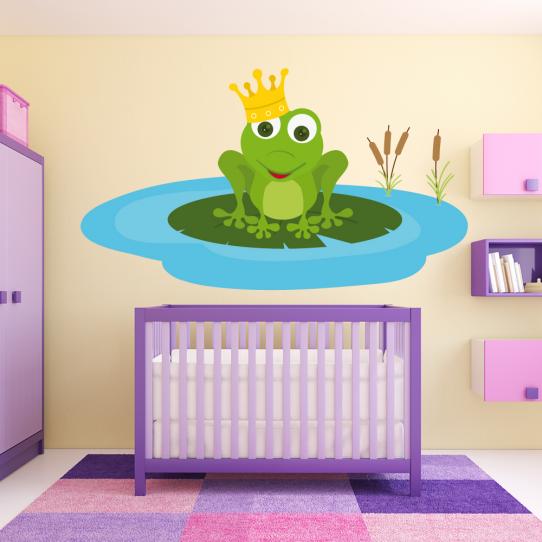 Autocollant Stickers enfant jeune crapaud