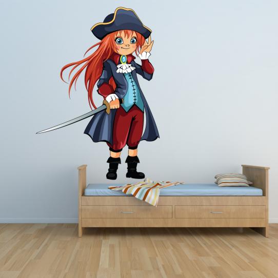Autocollant Stickers enfant jeune pirate