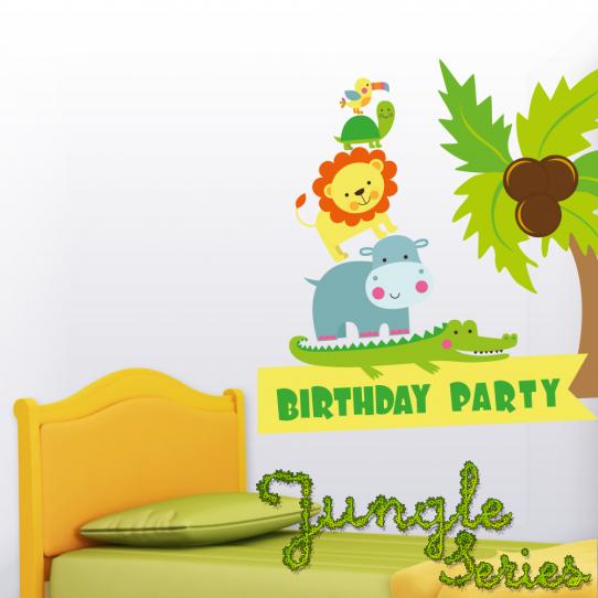 Autocollant Stickers murauxenfant anniversaire