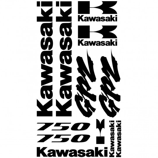 Autocollant - Stickers Kawasaki GPZ 750