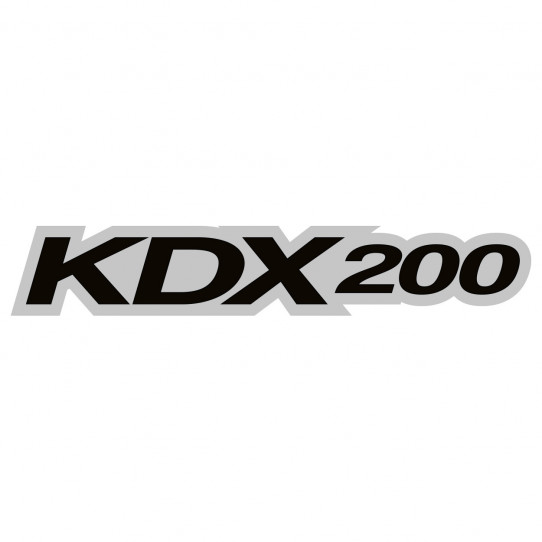 Stickers kawasaki kdx 200