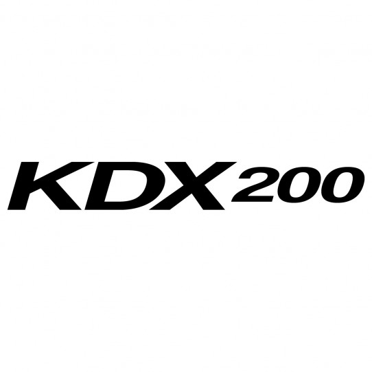 Stickers kawasaki kdx200