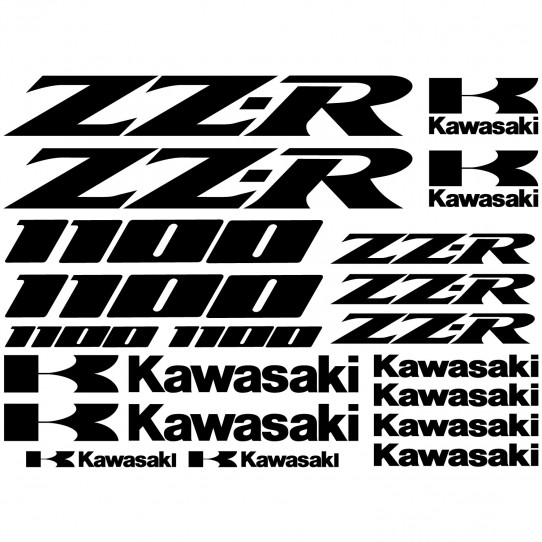 Autocollant - Stickers Kawasaki zz-r 1100