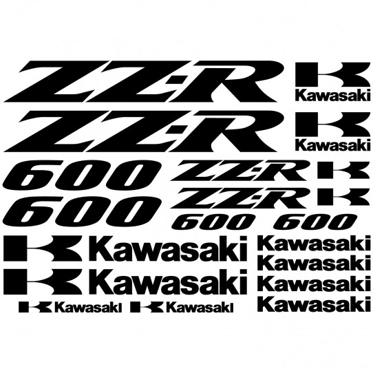 Autocollant - Stickers Kawasaki zz-r 600