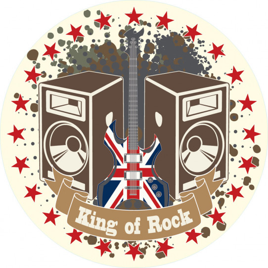 Autocollant Stickers ado king of rock