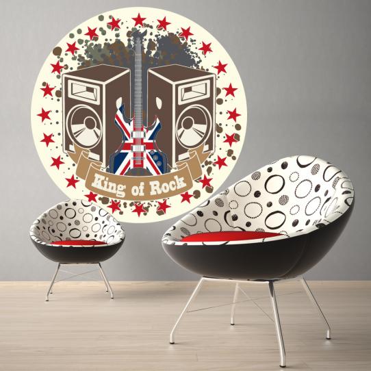 Autocollant Stickers ado king of rock