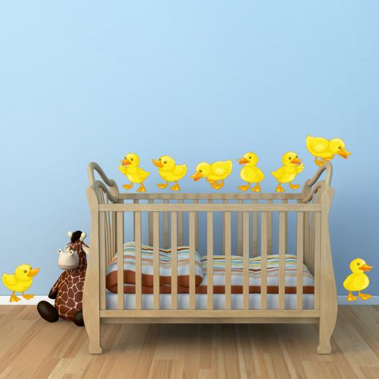 Autocollant Stickers  enfant poussins