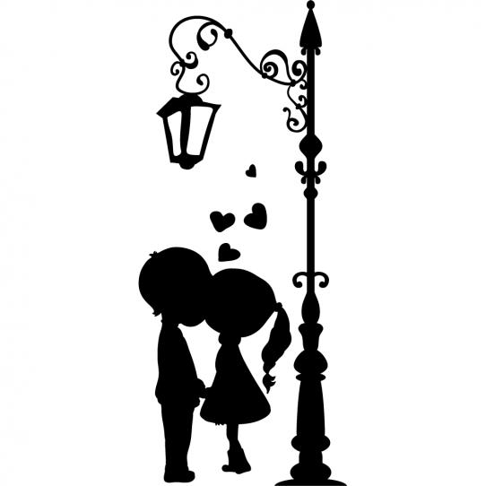 Stickers lampadaire enfants