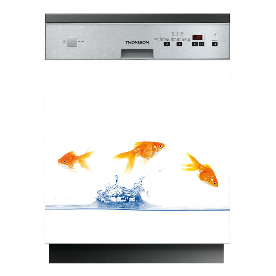 Stickers lave vaisselle poissons