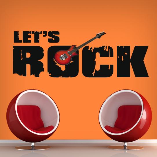 Autocollant Stickers ado let's rock