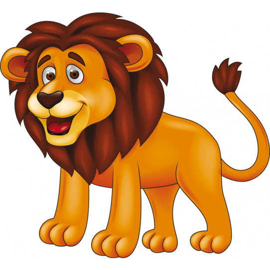 Autocollant Stickers enfant lion