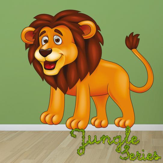 Autocollant Stickers muraux enfant lion