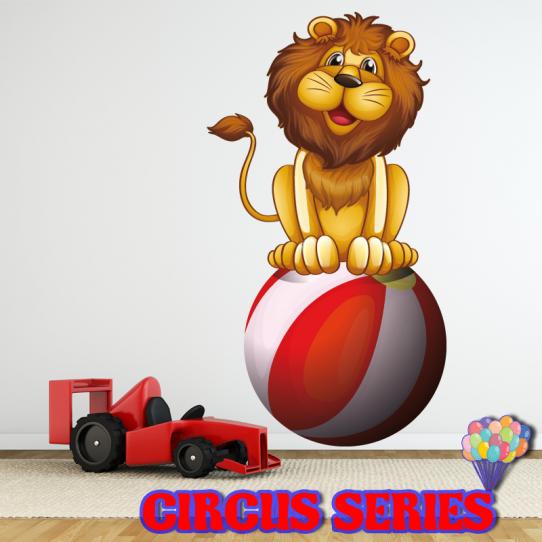 Autocollant Stickers enfant lion
