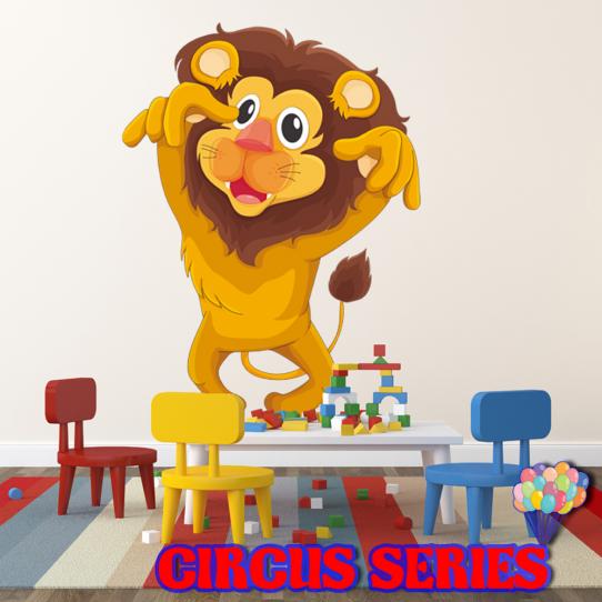 Autocollant Stickers enfant lion