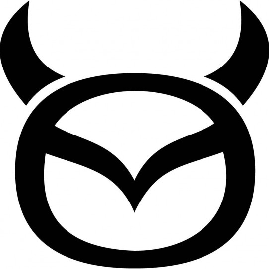 Stickers mazda devil