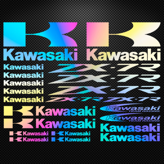Stickers moto holographique - Kawasaki Ninja ZX-7R - Des prix 50% moins