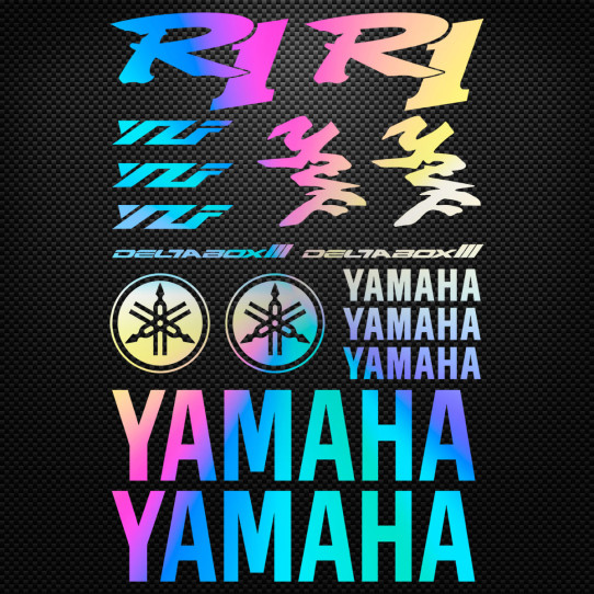 Yzf R1 Stickers Stickers moto holographique - YAMAHA YZF R1 - Des prix 50% moins cher ...