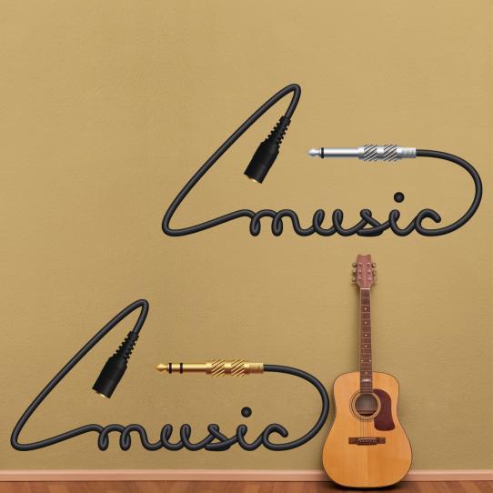 Autocollant Stickers ado music 