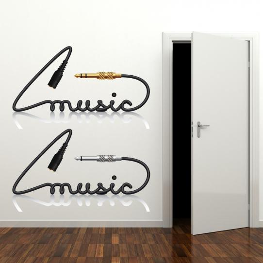 Autocollant Stickers ado musique