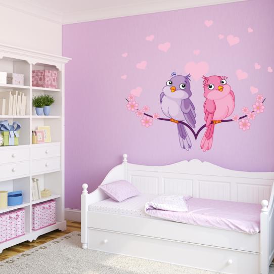 Autocollant Stickers oiseaux