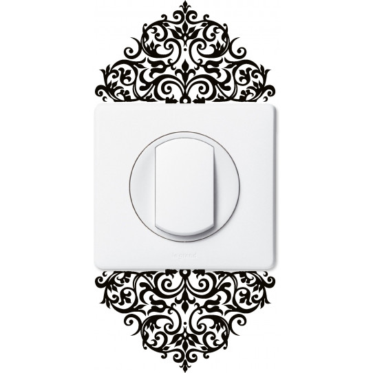 Stickers ornement pour prise et interrupteur
