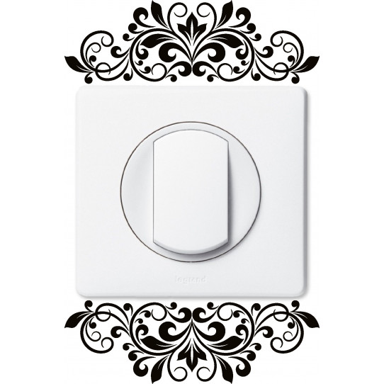 Stickers ornement pour prise et interrupteur