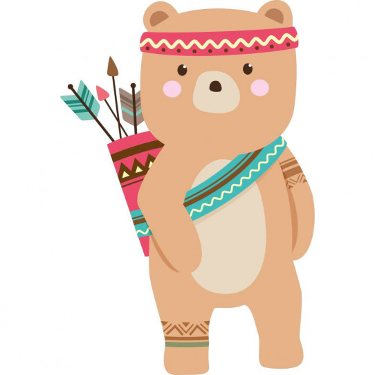 Stickers ours indien