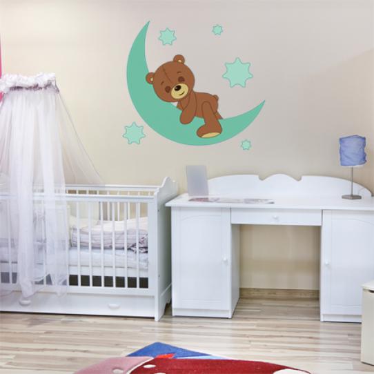 Stickers ourson dormeur