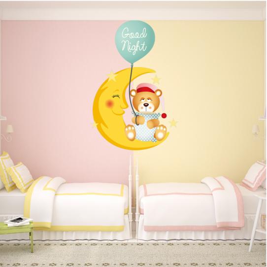 Stickers ourson good night