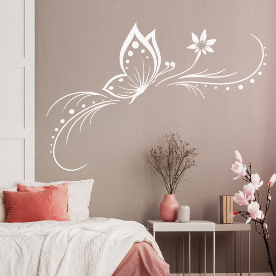 stickers fille et papillons – kidyhome