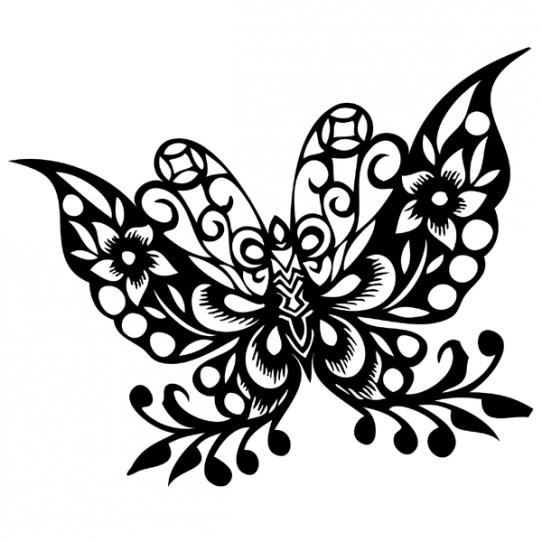 stickers Papillon