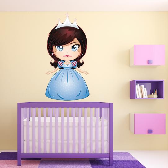 Autocollant Stickers enfant petite princesse