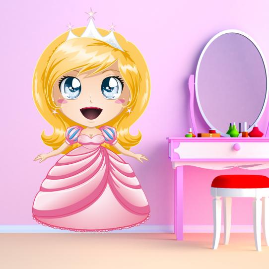 Autocollant Stickers enfant petite princesse