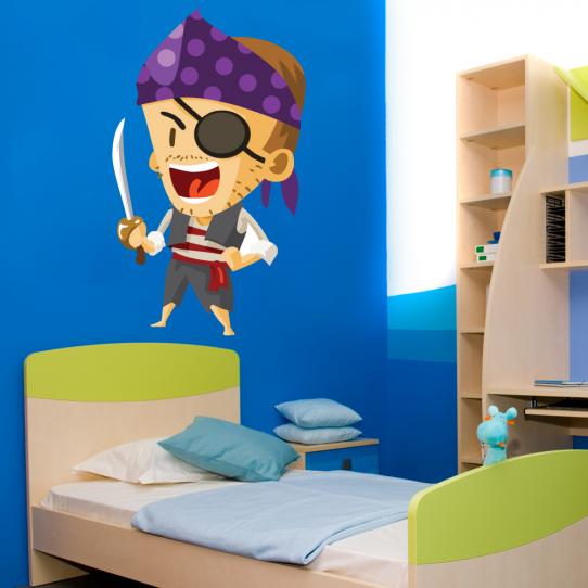 Autocollant Stickers enfant pirate