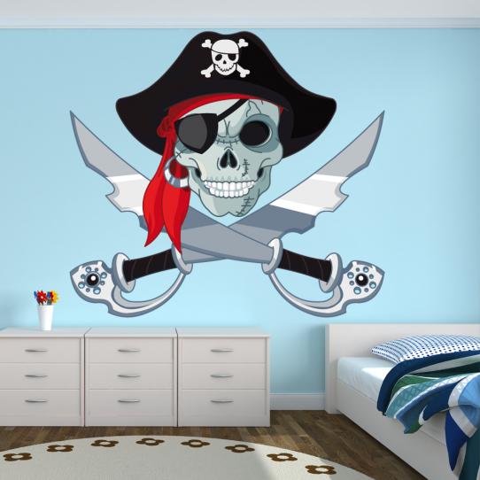 Autocollant Stickers pirate