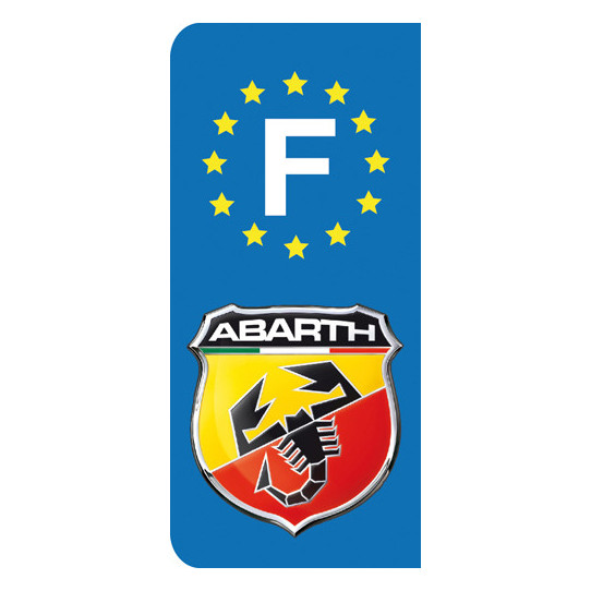 Stickers Plaque Abarth
