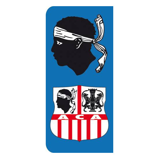 Stickers Plaque ACA Ajaccio