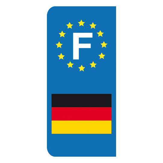Stickers Plaque Allemagne